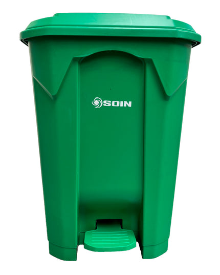 BASURERO PLASTICO 80L VERDE  (Modelo: AP-80V)