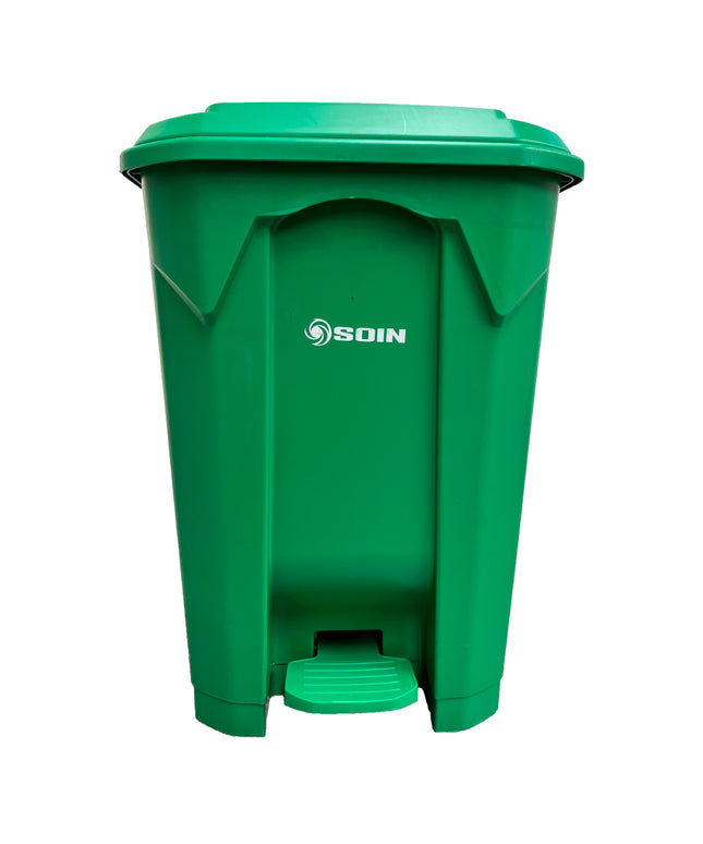 BASURERO PLASTICO 80L VERDE  (Modelo: AP-80V)
