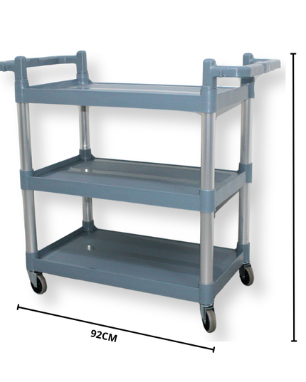CARRO 3 BANDEJAS CHICO COLOR GRIS (Modelo: C3B-70G)