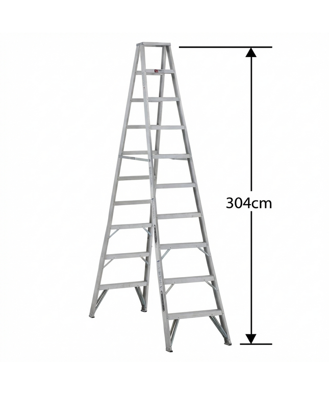 ESCALERA ALUMINIO TIJERA DOBLE ACCESO 10 PELDA OS (Modelo: 2231-10)
