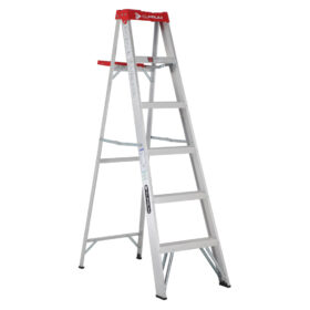 ESCALERA ALUMINIO TIJERA 6 PELDAÑOS CUPRUM 1.83 M. (Modelo: 2312-06)