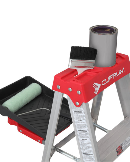 ESCALERA ALUMINIO TIJERA 7 PELDA OS 2.13 M. CUPRUM (Modelo: 2312-07)