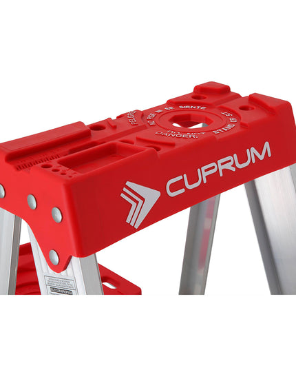 ESCALERA ALUMINIO TIJERA 7 PELDA OS 2.13 M. CUPRUM (Modelo: 2312-07)