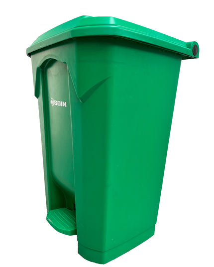 BASURERO PLASTICO 80L VERDE  (Modelo: AP-80V)