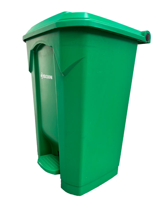 BASURERO PLASTICO 80L VERDE  (Modelo: AP-80V)