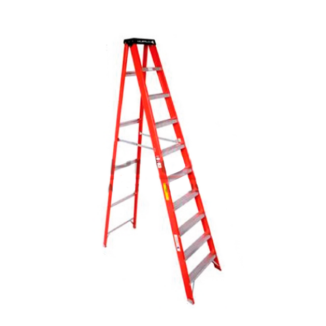 ESCALERA F. VIDRIO TIJERA 3.05 M. 225KG CUPRUM (Modelo: 3017-10)