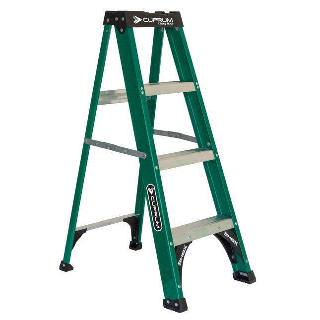 ESCALERA F. VIDRIO TIJERA 1.25 M. (Modelo: 3217-04)
