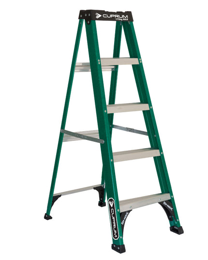 ESCALERA F. VIDRIO TIJERA 1.53 M. (Modelo: 3217-05)