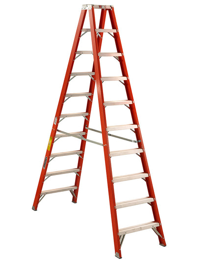 ESCALERA F. VIDRIO TIJERA DOBLE ACCESO 3.00 M (Modelo: 530-10)