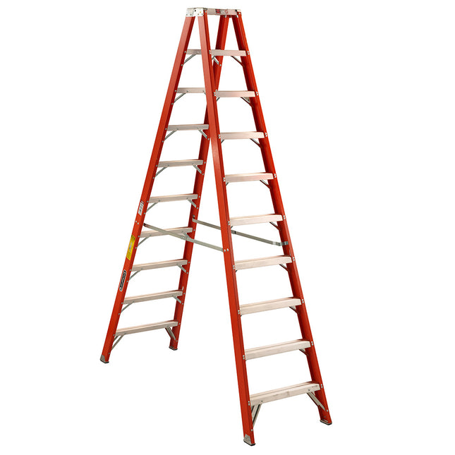 ESCALERA F. VIDRIO TIJERA DOBLE ACCESO 3.00 M (Modelo: 530-10)