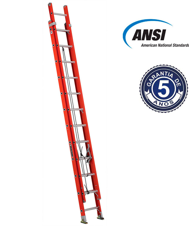 ESCALERA F. VIDRIO TELESC.  6.40 M. (Modelo: 534-24)