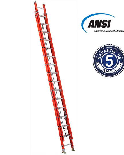ESCALERA FIBRA DE VIDRIO TELESCOPICA  8.84 M. (Modelo: 534-32)