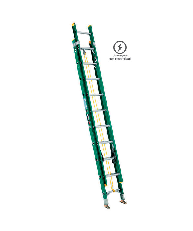 ESCALERA F. VIDRIO TELESC.  5.18 M. (Modelo: 618-20)