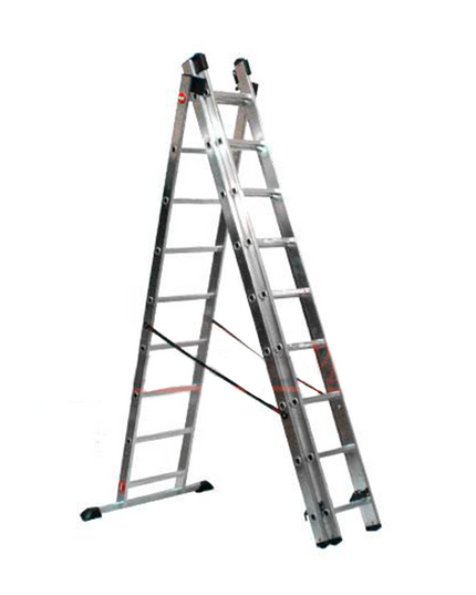ESCALERA ALUMINIO TIJERA TEL.3 X 2.54 M. (Modelo:7309-007)