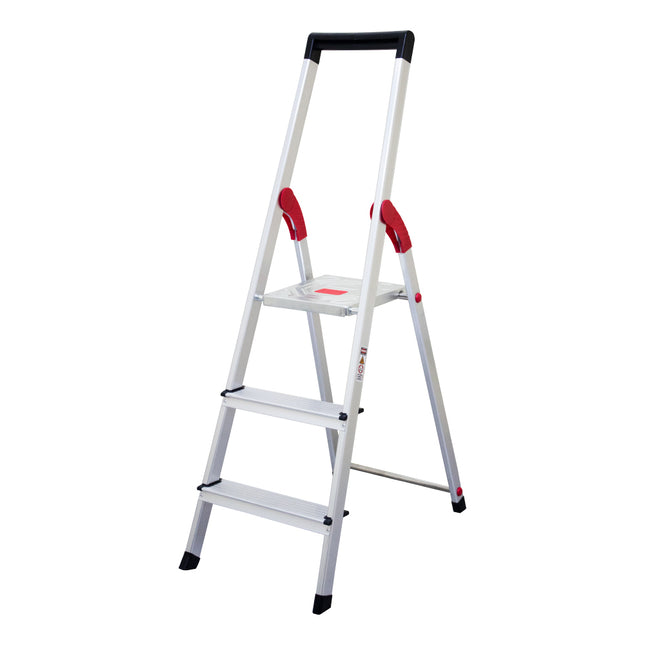 ESCALERA ALUM TIJERA PLATAFORMA 3 PELD (Modelo: 807-03)