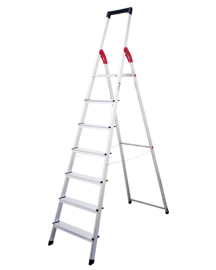 ESCALERA ALUM TIJERA PLATAFORMA 7 PELD (Modelo: 807-07)