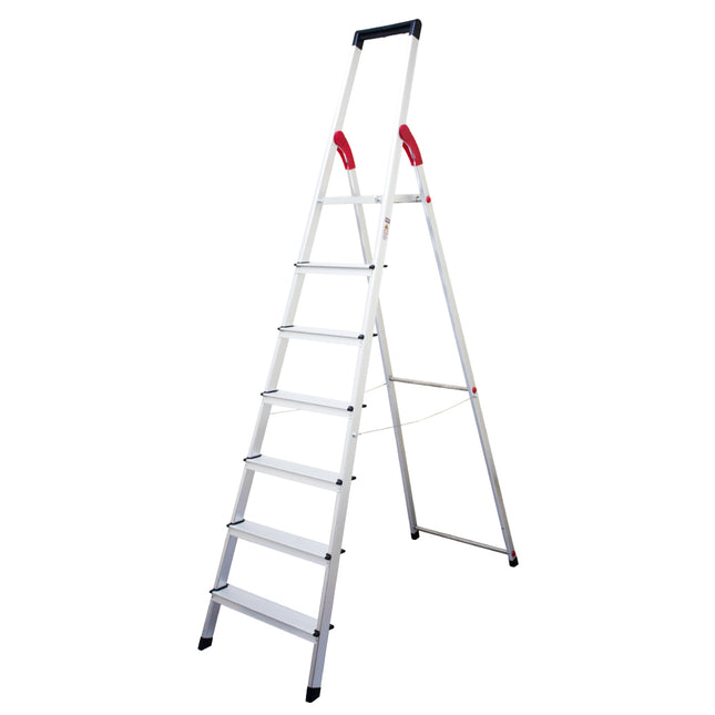 ESCALERA ALUM TIJERA PLATAFORMA 7 PELD (Modelo: 807-07)