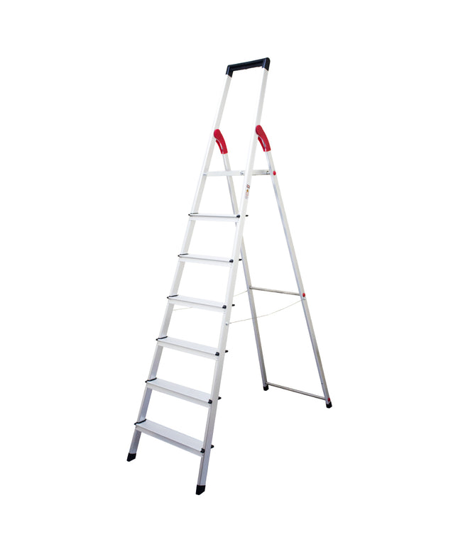 ESCALERA ALUM TIJERA PLATAFORMA 7 PELD (Modelo: 807-07)