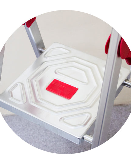 ESCALERA ALUM TIJERA PLATAFORMA 6 PELD (Modelo: 807-06)