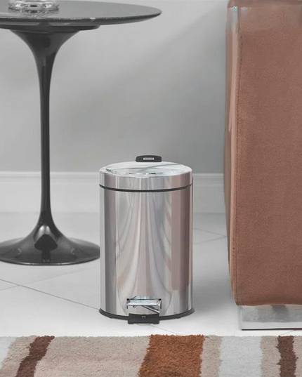 BASURERO PEDAL 5L ACERO INOX TRAMONTINA  (Modelo: 94538-105)