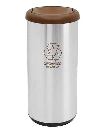 BASURERO ICONICO CAFE 40L ACERO INOX. TRAMONT (Modelo: 94539-203)