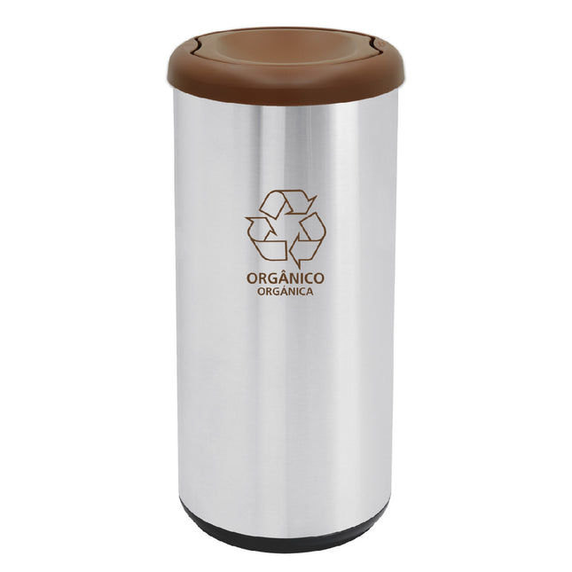 BASURERO ICONICO CAFE 40L ACERO INOX. TRAMONT (Modelo: 94539-203)