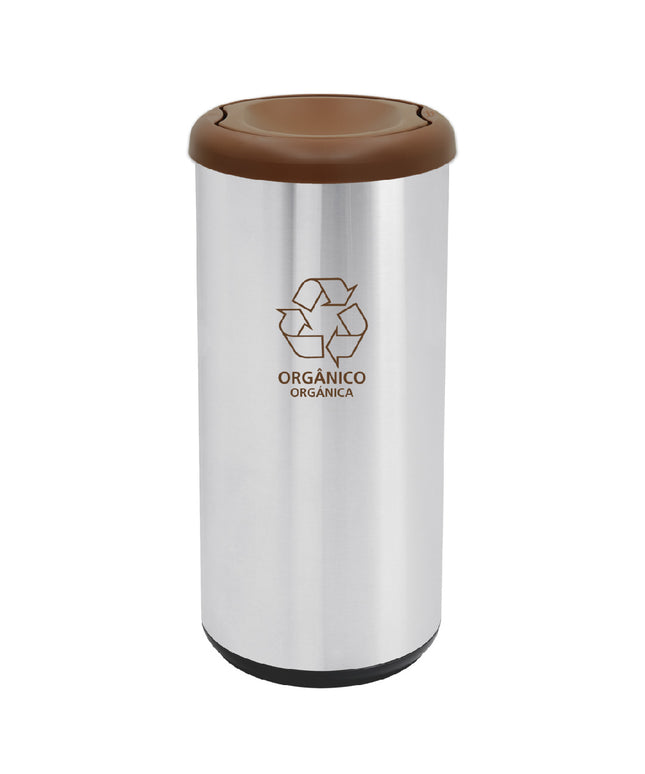 BASURERO ICONICO CAFE 40L ACERO INOX. TRAMONT (Modelo: 94539-203)