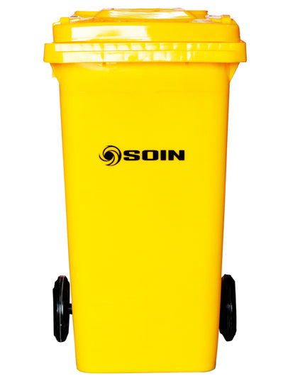 CONTENEDOR DE BASURA 240 LTS. AMARILLO (Modelo: AE-240AM)