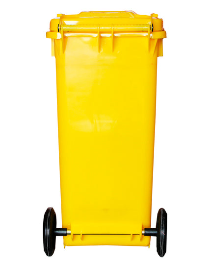 CONTENEDOR DE BASURA 120 LTS. AMARILLO (Modelo: AE-120AM)