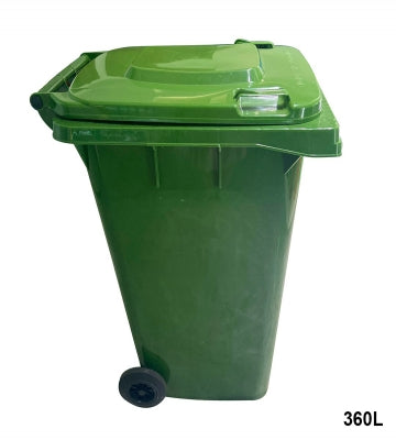 CONTENEDOR DE BASURA 360 LTS. VERDE (Modelo: AE-360V)