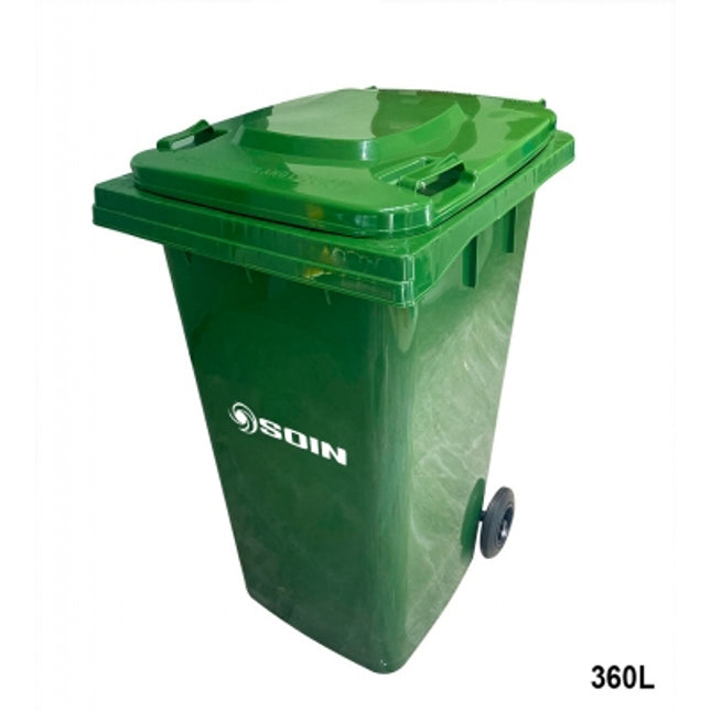 CONTENEDOR DE BASURA 360 LTS. VERDE (Modelo: AE-360V)