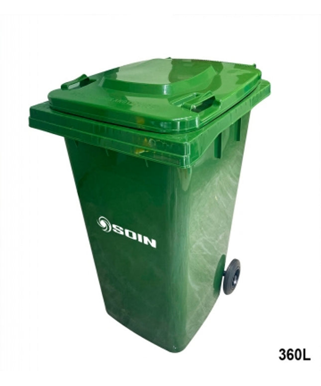 CONTENEDOR DE BASURA 360 LTS. VERDE (Modelo: AE-360V)