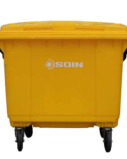 CONTENEDOR DE BASURA 1.100 LTS. AMARILLO (Modelo:AE-1100AM)