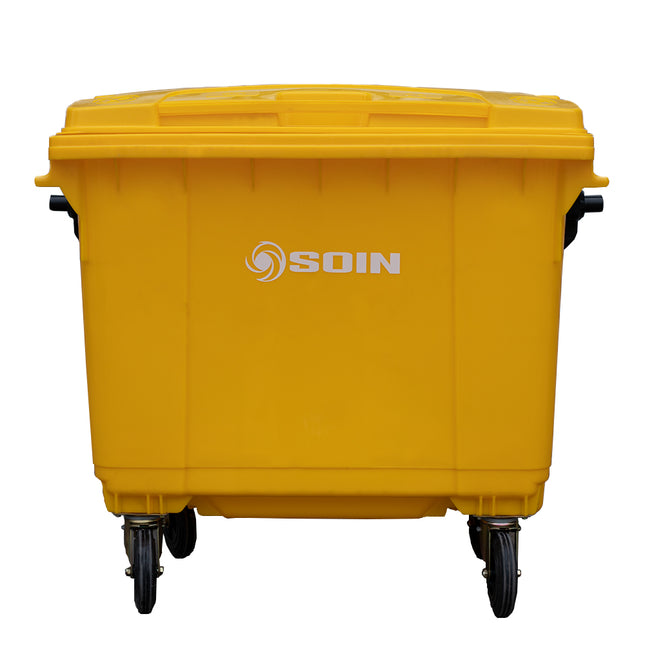 CONTENEDOR DE BASURA 1.100 LTS. AMARILLO (Modelo:AE-1100AM)