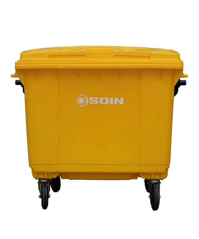 CONTENEDOR DE BASURA 660 LTS. AMARILLO (Modelo: AE-660AM)