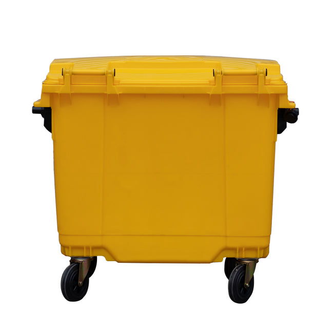 CONTENEDOR DE BASURA 1.100 LTS. AMARILLO (Modelo:AE-1100AM)