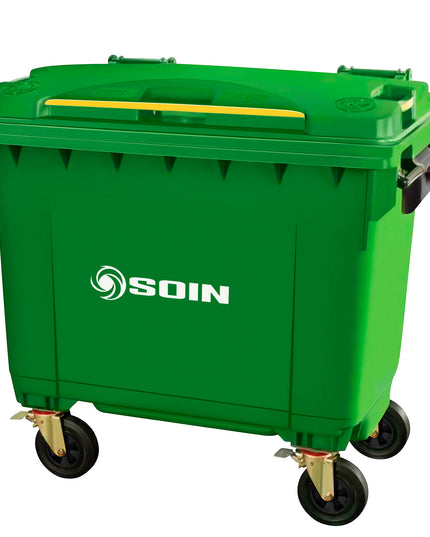 CONTENEDOR DE BASURA 660 LTS. VERDE (Modelo: AE-660V)