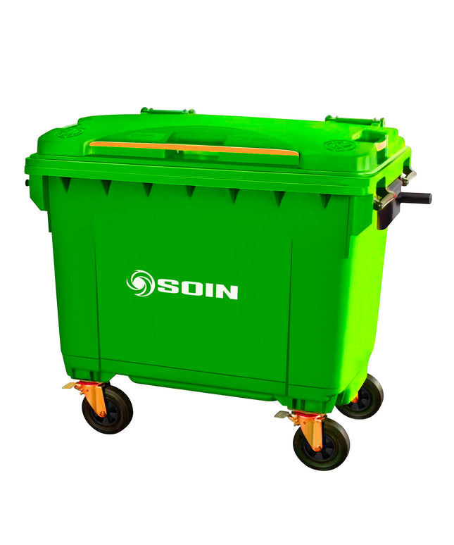 CONTENEDOR DE BASURA 770 LTS. VERDE (Modelo: AE-770V)