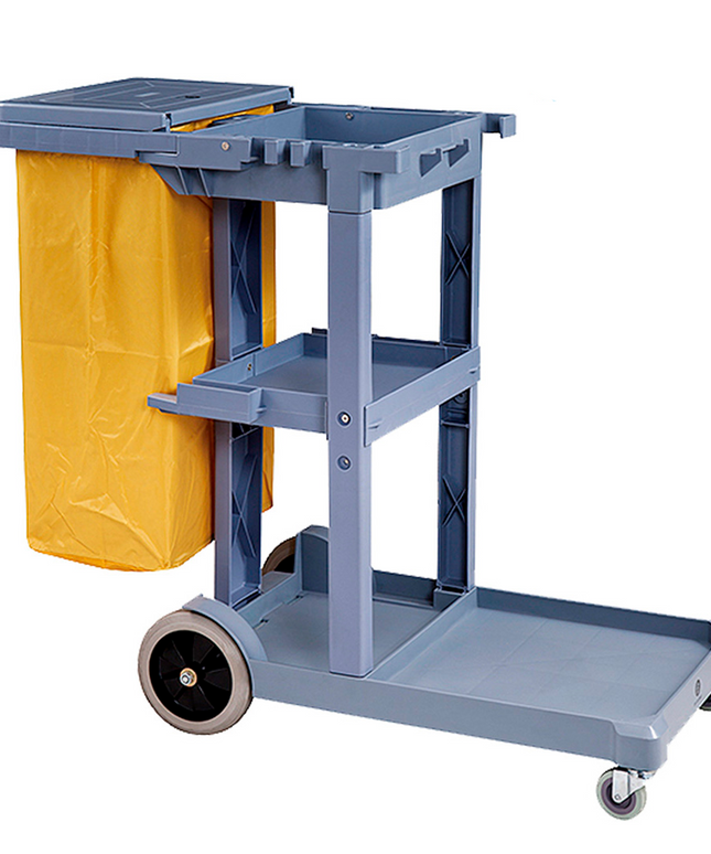 CARRO DE ASEO JANITOR CON BOLSA/TAPA SOIN (Modelo: AF-170)