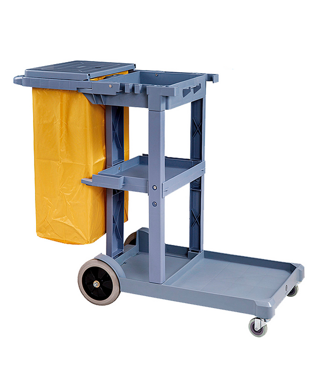 CARRO DE ASEO JANITOR CON BOLSA/TAPA SOIN (Modelo: AF-170)