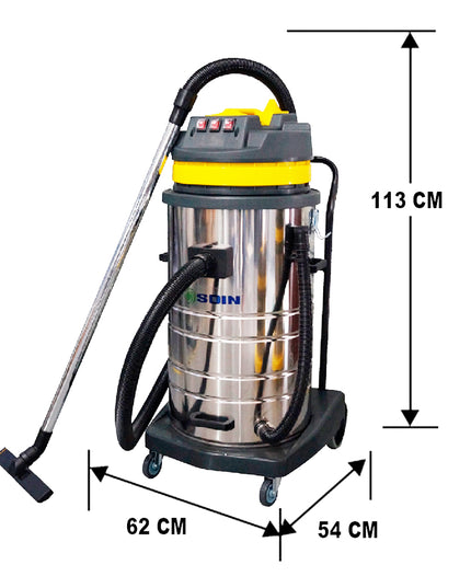 ASPIRADORA POLVO/AGUA 80 LTS SOIN (Modelo: AS-80T)