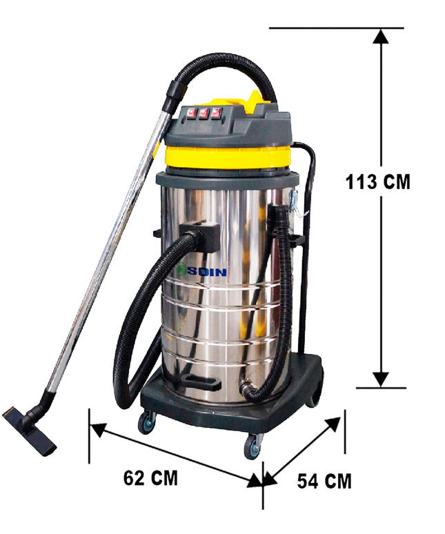 ASPIRADORA POLVO/AGUA 80 LTS SOIN (Modelo: AS-80T)