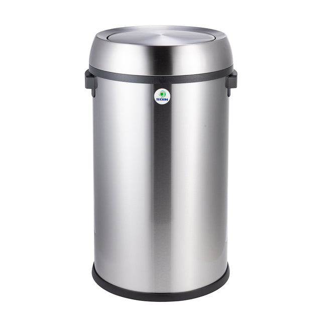 BASURERO ACERO INOX SOIN 65 LITROS VAIVEN (Modelo: BIN-65A)