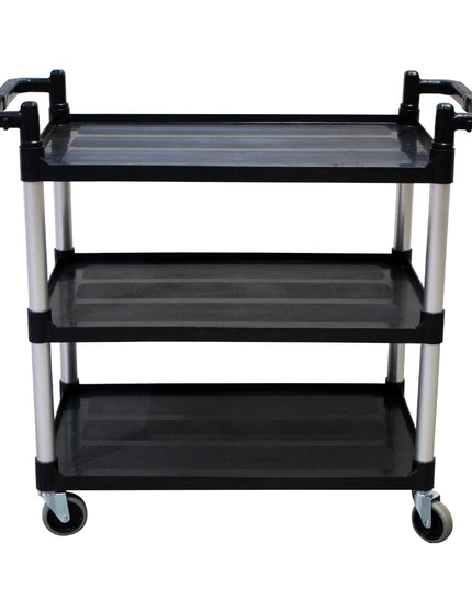 CARRO 3 BANDEJAS GRANDE COLOR NEGRO 85KG (Modelo: C3B-85)
