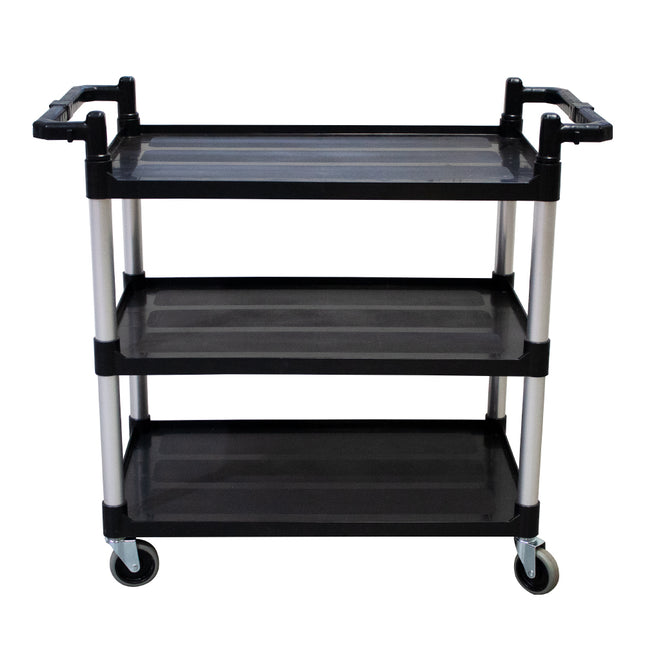 CARRO 3 BANDEJAS GRANDE COLOR NEGRO 85KG (Modelo: C3B-85)