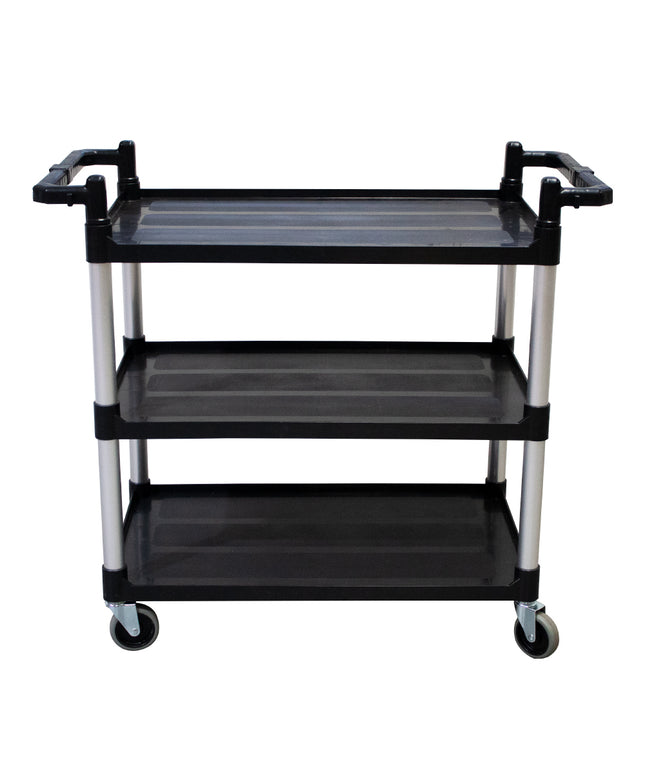 CARRO 3 BANDEJAS GRANDE COLOR NEGRO 85KG (Modelo: C3B-85)
