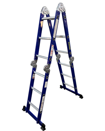 ESCALERA  ARTICULADA ACERO - TECHNOPLUS (Modelo: EAM-12A)