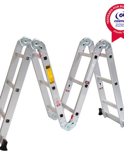 ESCALERA ARTICULADA ALUMINIO - TECHNOPLUS PRO (Modelo: EAM-PRO)