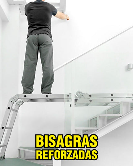 ESCALERA ARTICULADA ALUMINIO - TECHNOPLUS PRO (Modelo: EAM-PRO)