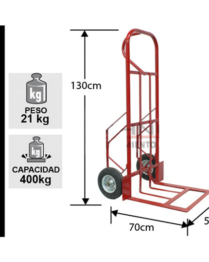 YEGUA ACERO JUMBO 400 KG. (Modelo: FA-400)